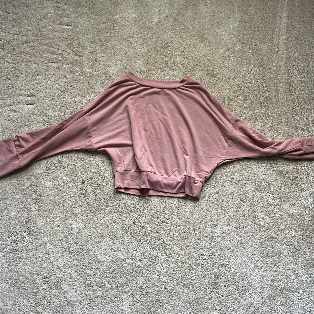 old navy cropped pull over